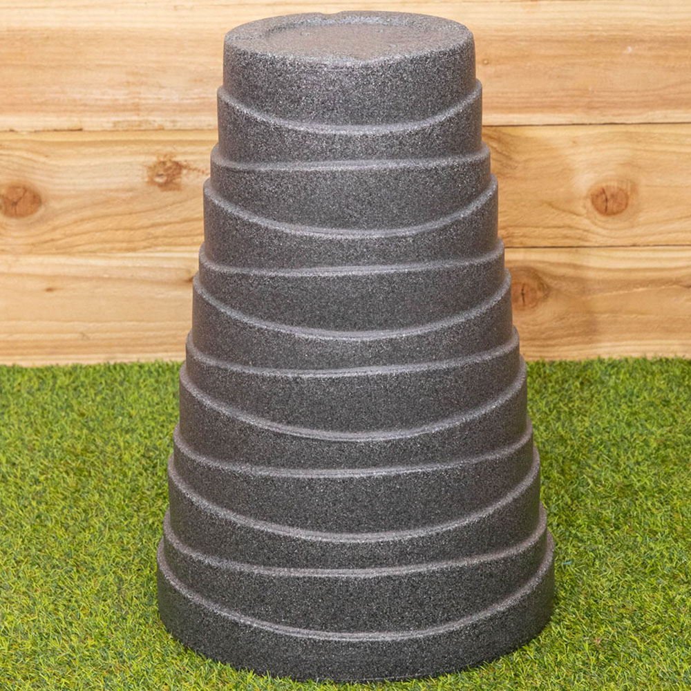 Samuel Alexander Trojan Grey Granite Effect Round Planter 56cm Image 6