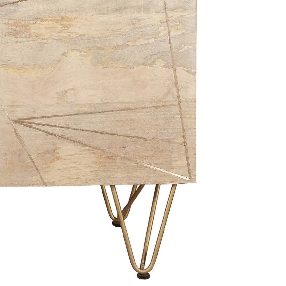 Brooklyn Huyen 2 Door 2 Drawer Light Gold Medium Sideboard Image 6