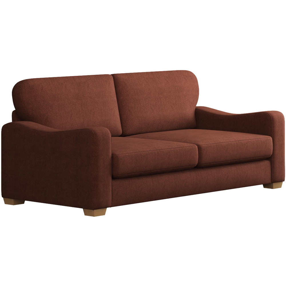 Theadford 3 Seater Venice Brick Fixed Back Sofa Image 2