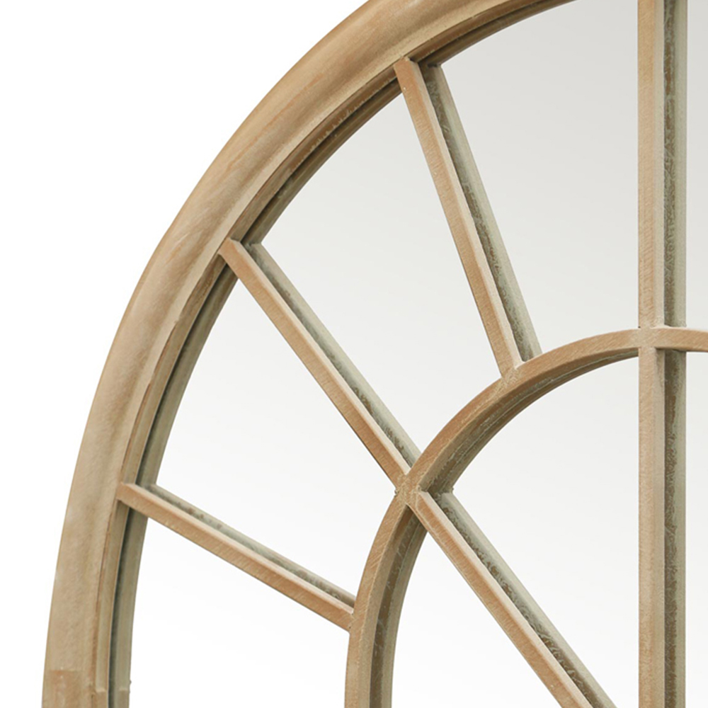 MirrorOutlet The Somerley Sand Country Arched Garden Mirror 180 x 103cm Image 6