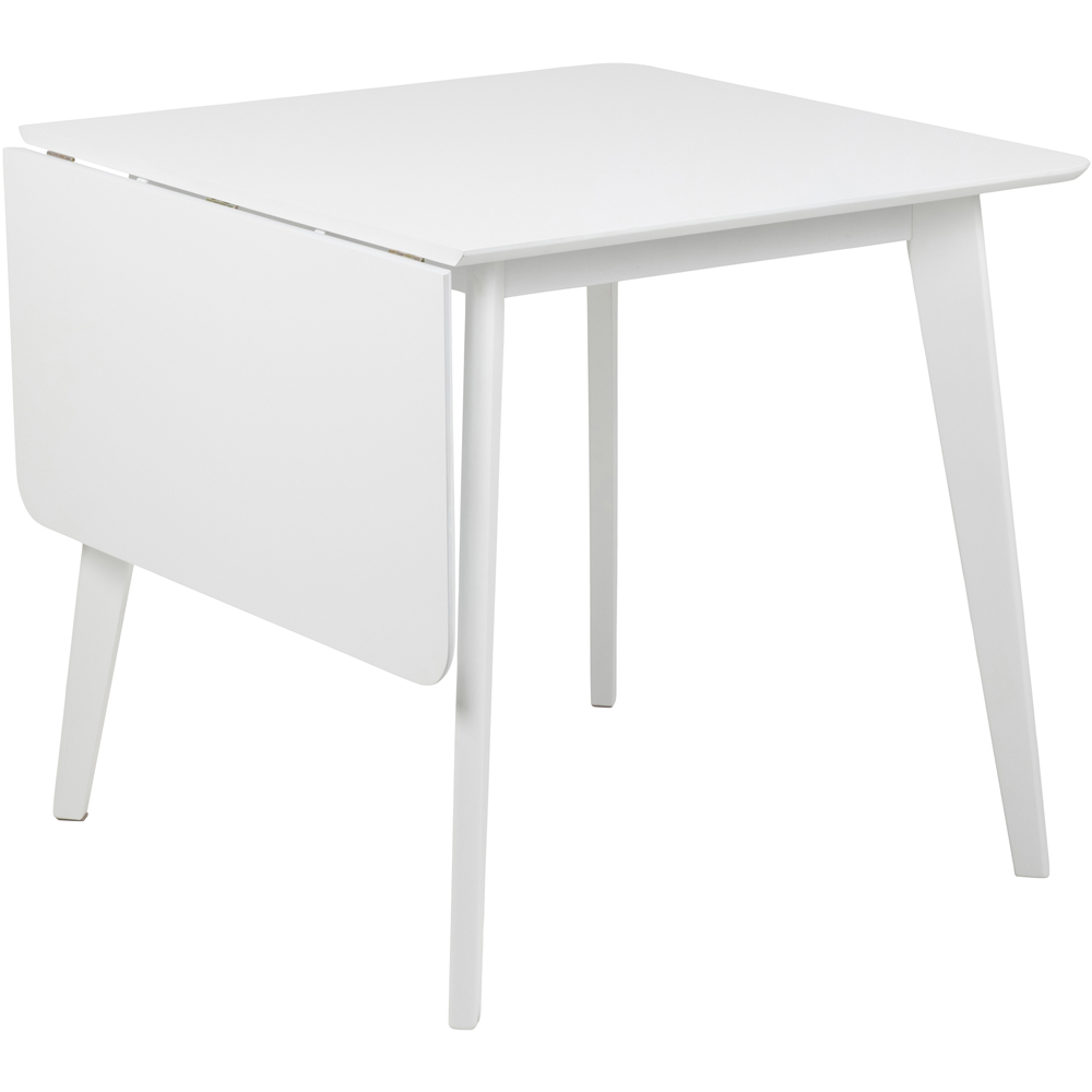 Florence Roxby 2 Extending Seater Square Dining Table White Image 2