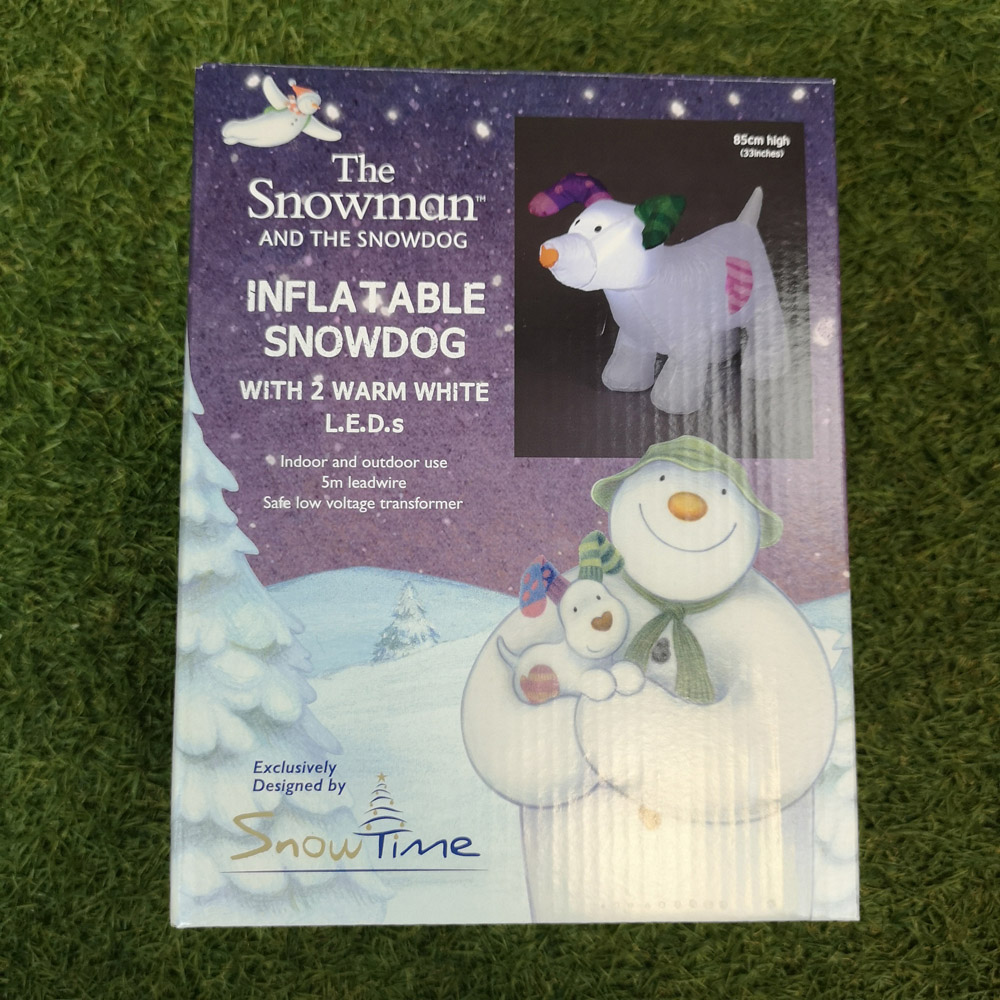 Samuel Alexander The Snowman And The Snowdog Light Up Inflatable Christmas Decoration 3ft Image 6