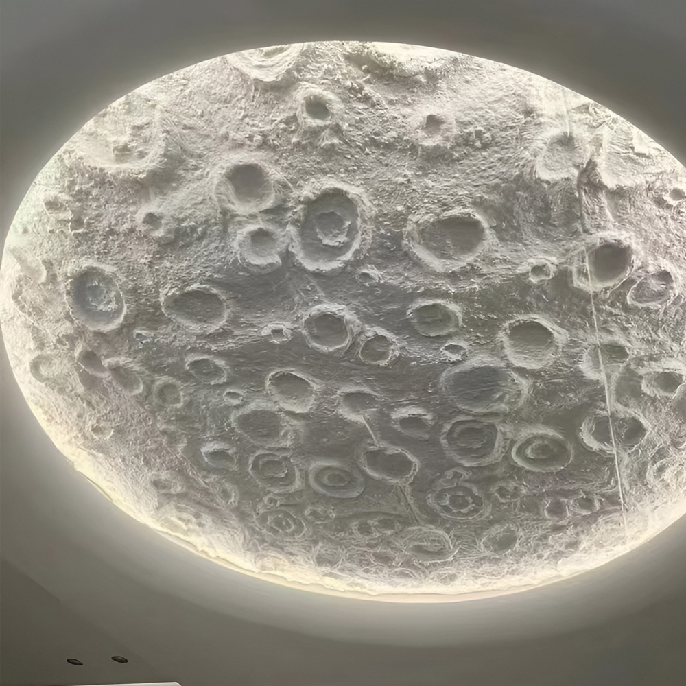 Britwall White Textured Moon Crater PU Wall Panel 1200 x 600mm Image 3