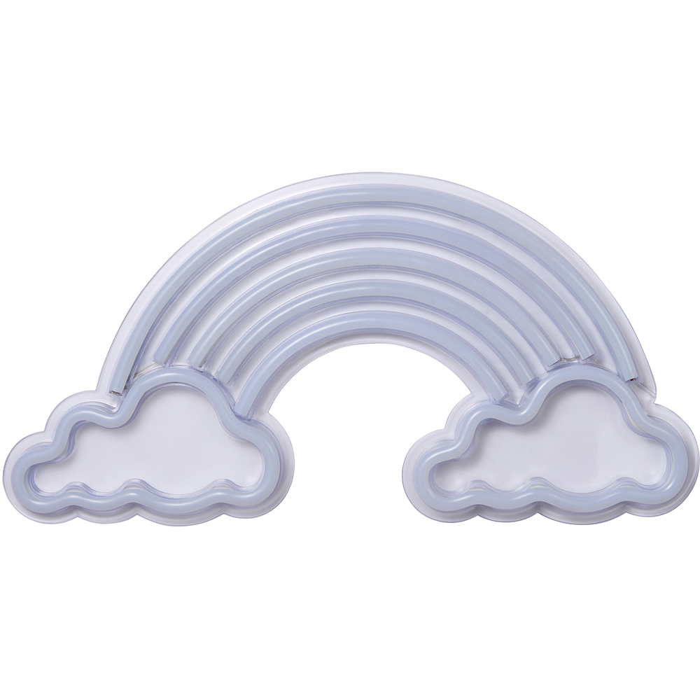 Glow Rainbow and Clouds LED Neon Wall Light Image 2