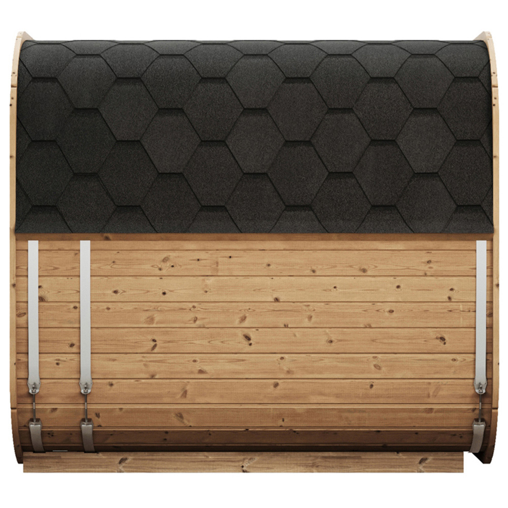Stjarna Icon 200S Black Thermowood Outdoor Sauna 6.8 x 6.5ft Image 4