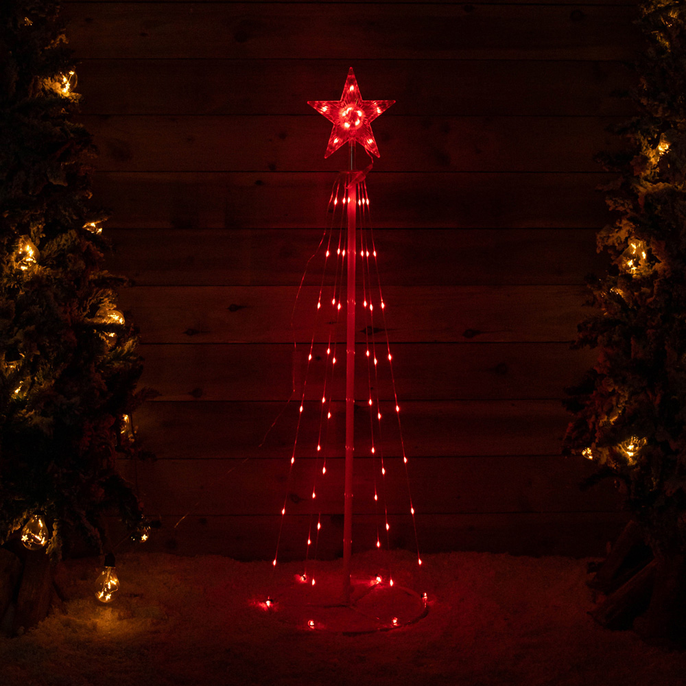 Samuel Alexander RGB LED Multi-Function Smart Christmas Cone Tree 6ft Image 8