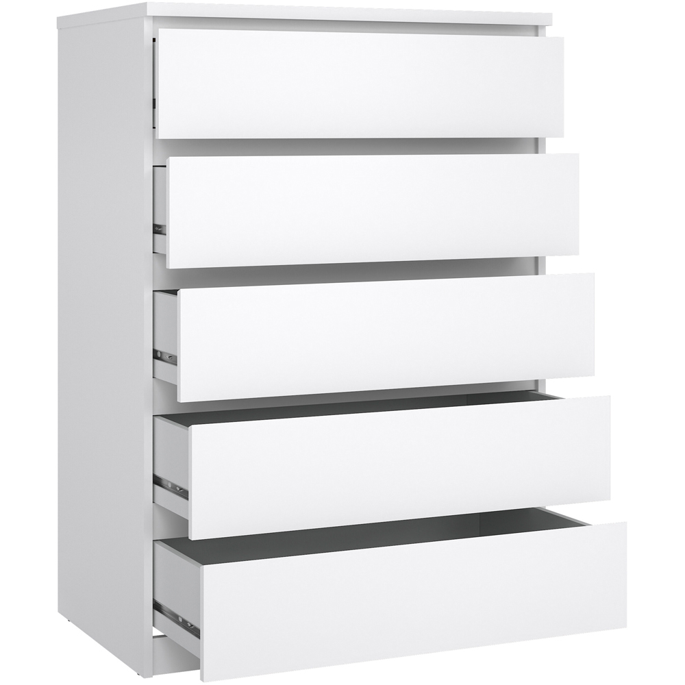 Florence Naia White High Gloss 3 Piece Bedroom Furniture Set Image 6