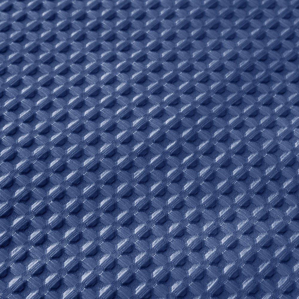 Velosso Waffle Navy Blackout Curtains 137 x 168cm Image 2