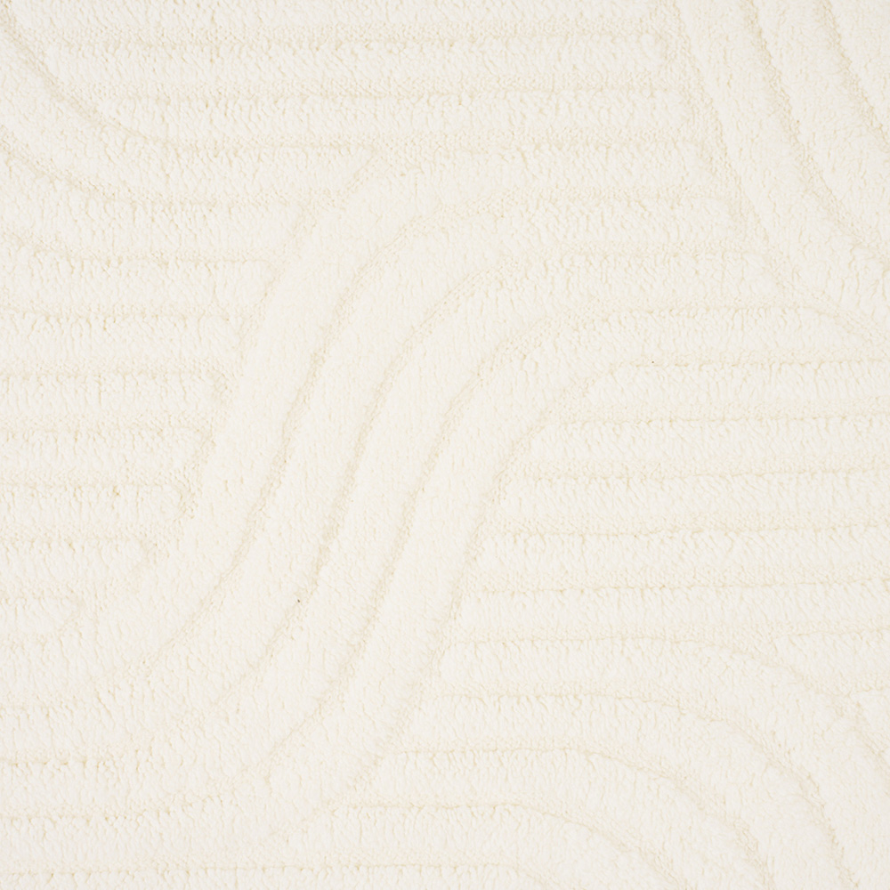 Living and Home Beige Minimalist Wavy Geometric Non-Slip Sofa Mat 180 x 90cm Image 5
