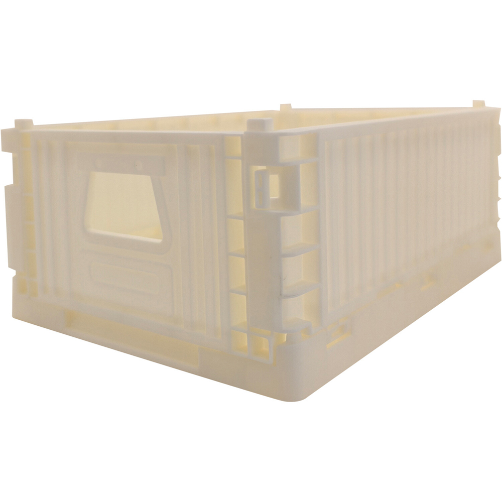 Pack of 3 Ribbed Folding Crates Image 5