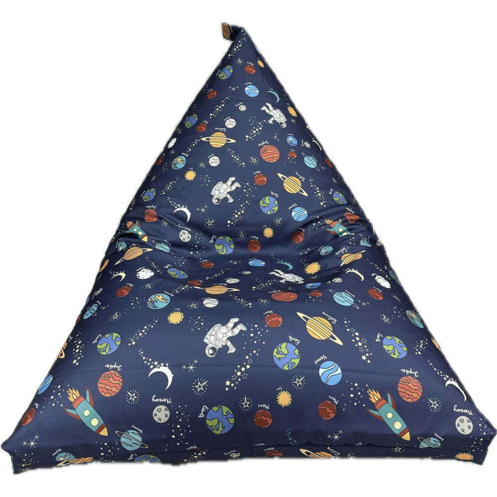 Kaikoo Space Print Triangle Bean Bag Image 3