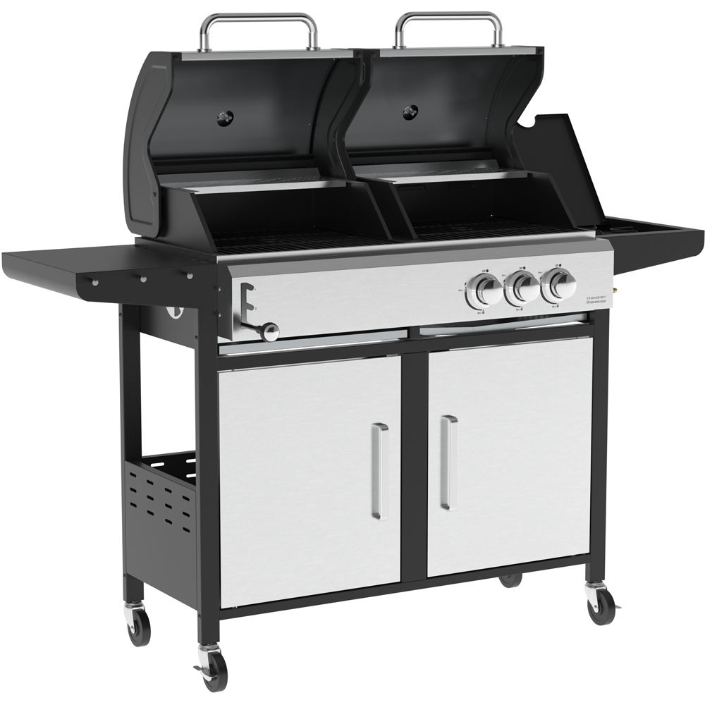 Charles Bentley Ottimo 465 Dual Fuel 2-Burner BBQ Image 4