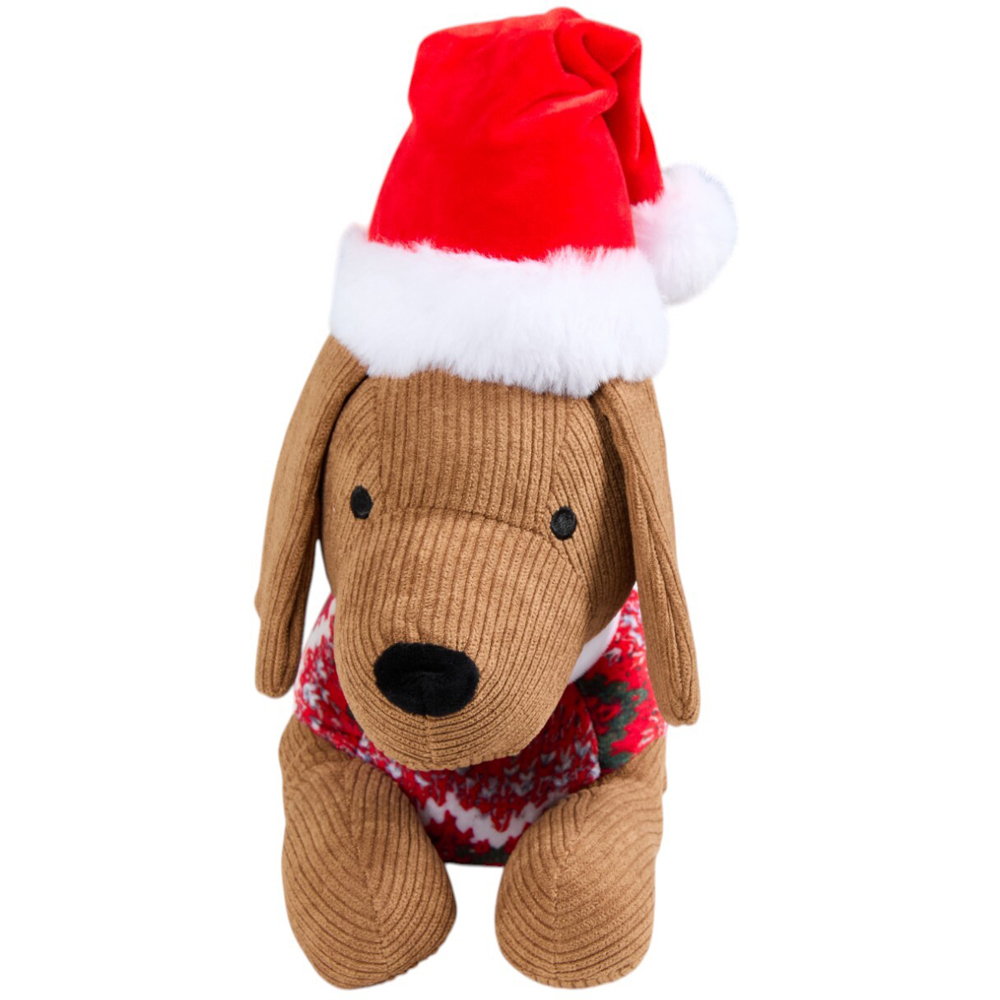 Santa's Helper Draught Excluder - Brown Image 2