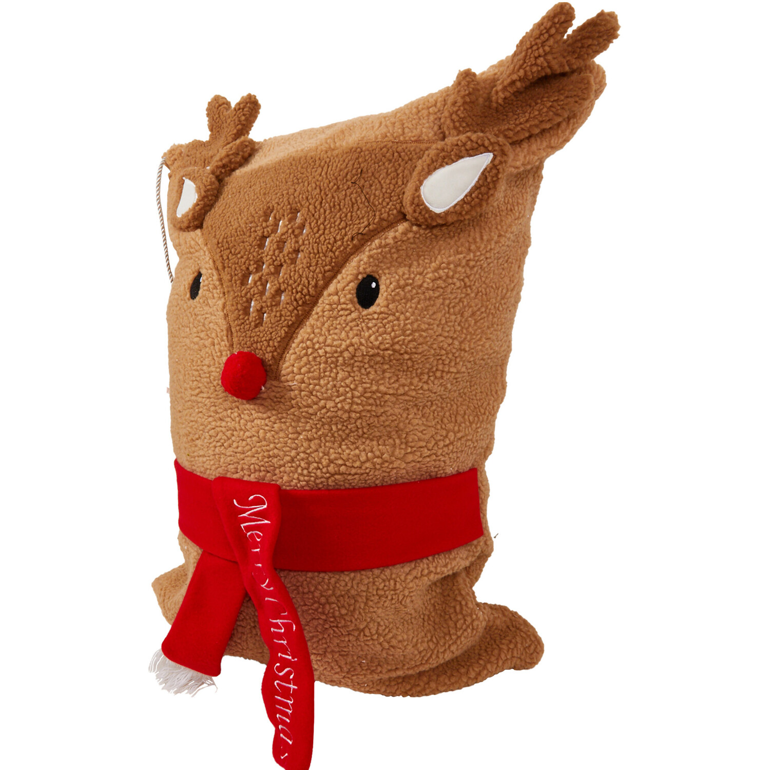 Merry Christmas Reindeer Sack Brown - Brown Image 2