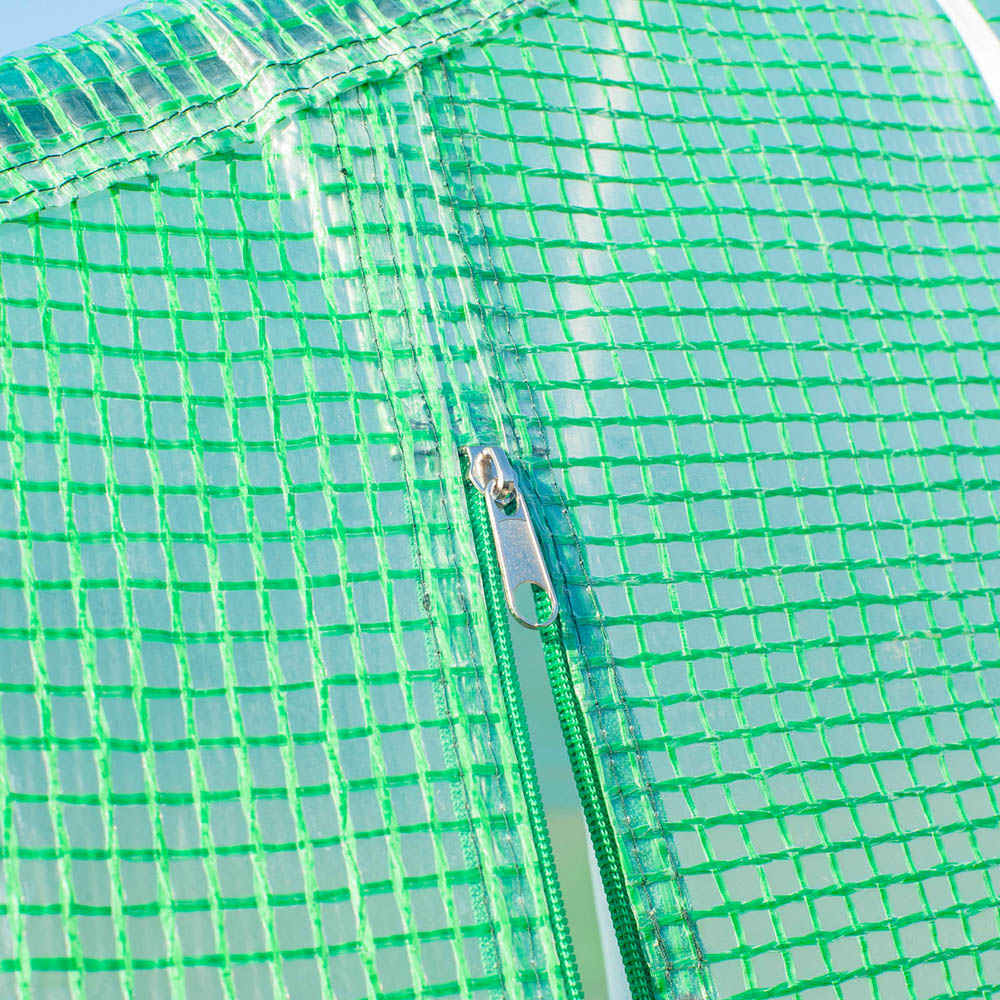 Outsunny Green Steel 10 x 20ft Walk In Polytunnel Greenhouse Image 3