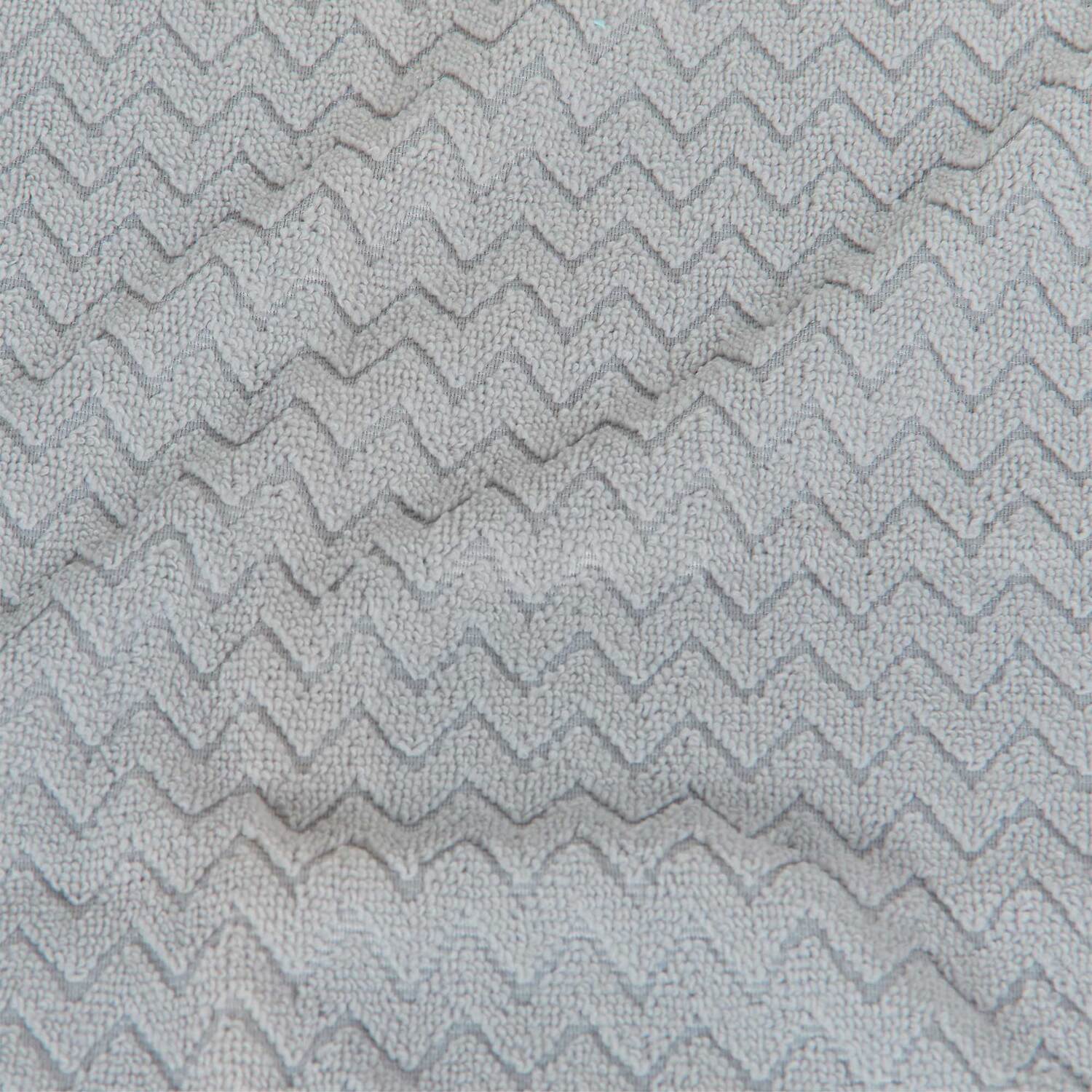 My Home Embossed Microfibre Kitchen Set - Grey Image 4