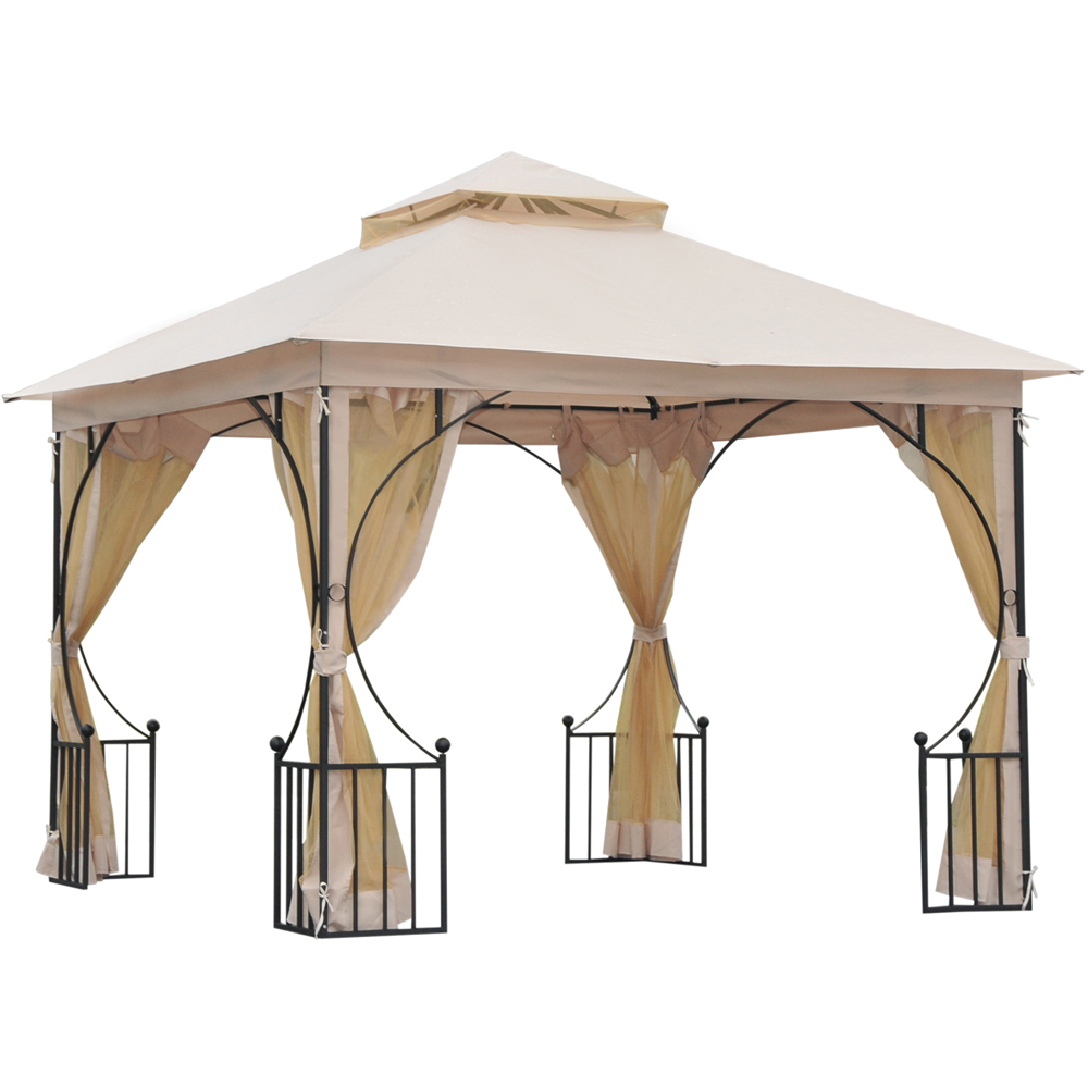 Outsunny 3 x 3m Sun Patio Pavilion Gazebo Tent Image 2
