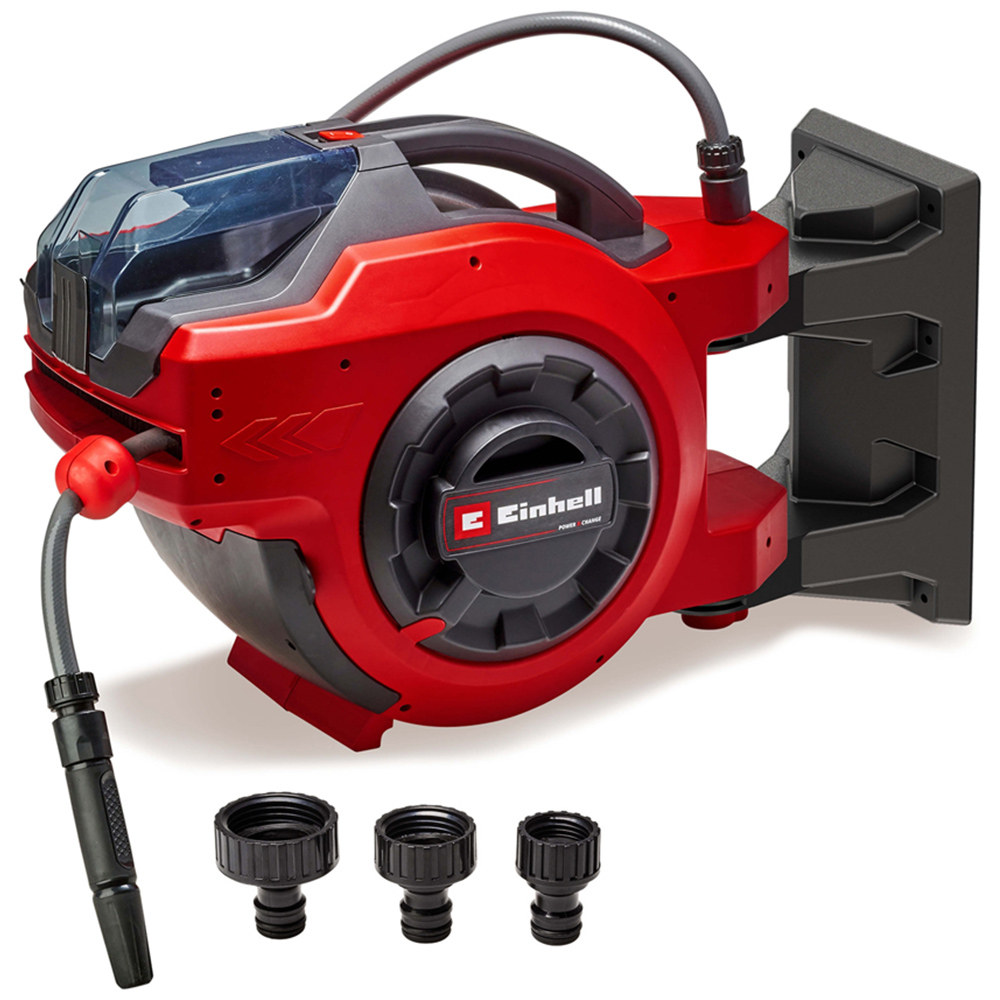 Einhell PXC Cordless Wall Mountable Hose Reel 18V Image 3