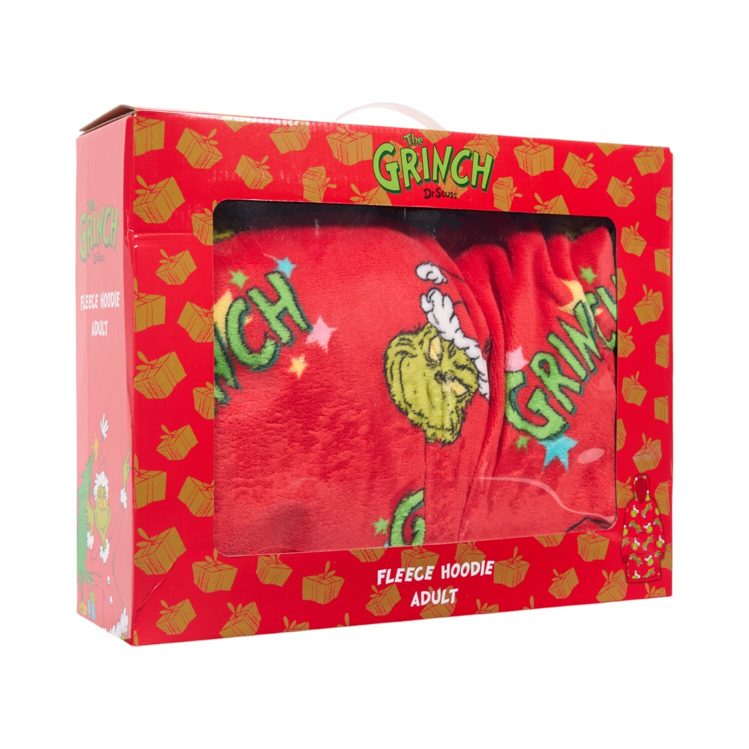 The Grinch Fleece Hoodie Red 77cm Image 4