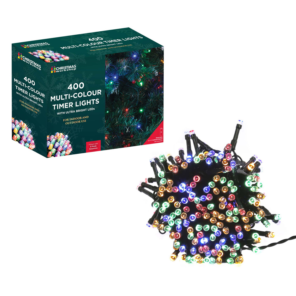 The Christmas Workshop 400 LED Multicolour String Light Image 3
