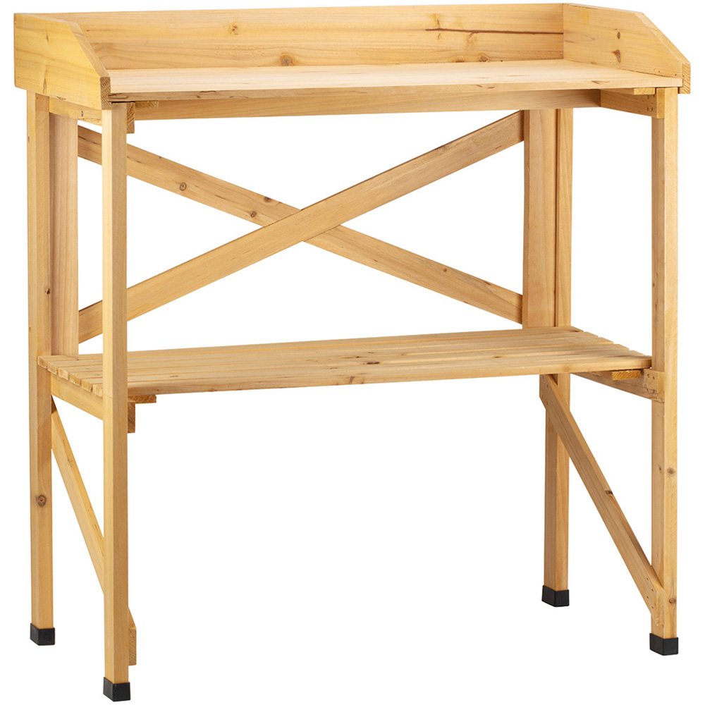 Garden Gear 2 Tier Wooden Potting Bench Image 1