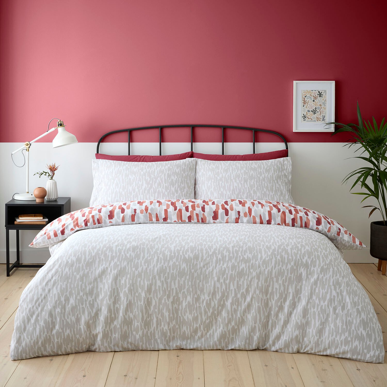 Ellison Rust Double Duvet Set Image 2