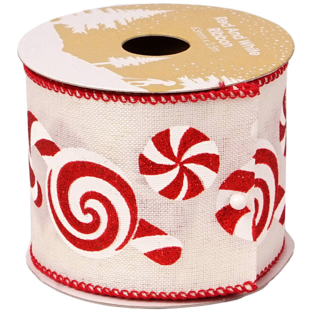 Red and White Ribbon - Red Image 2