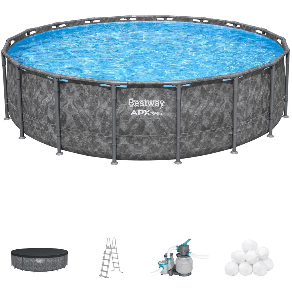Bestway APX 365 Round Pool Set 18ft x 52 inch Image 3