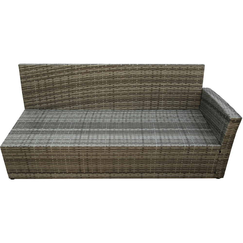 Home Garden Direct Pelias 9 Seater Rattan Dining Set Beige Image 5