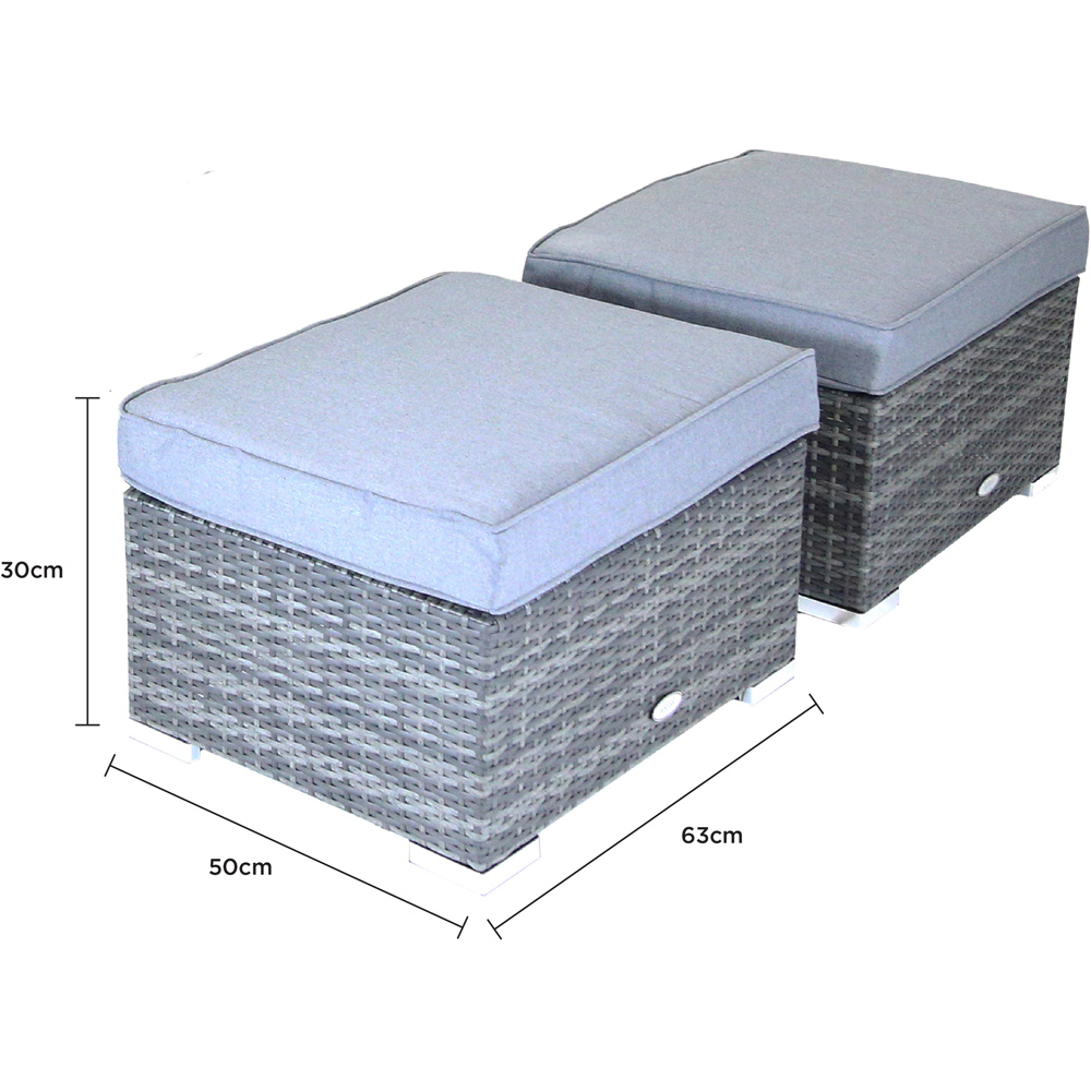 Charles Bentley 4 Seater Multifunctional Contemporary Lounge Set Image 7