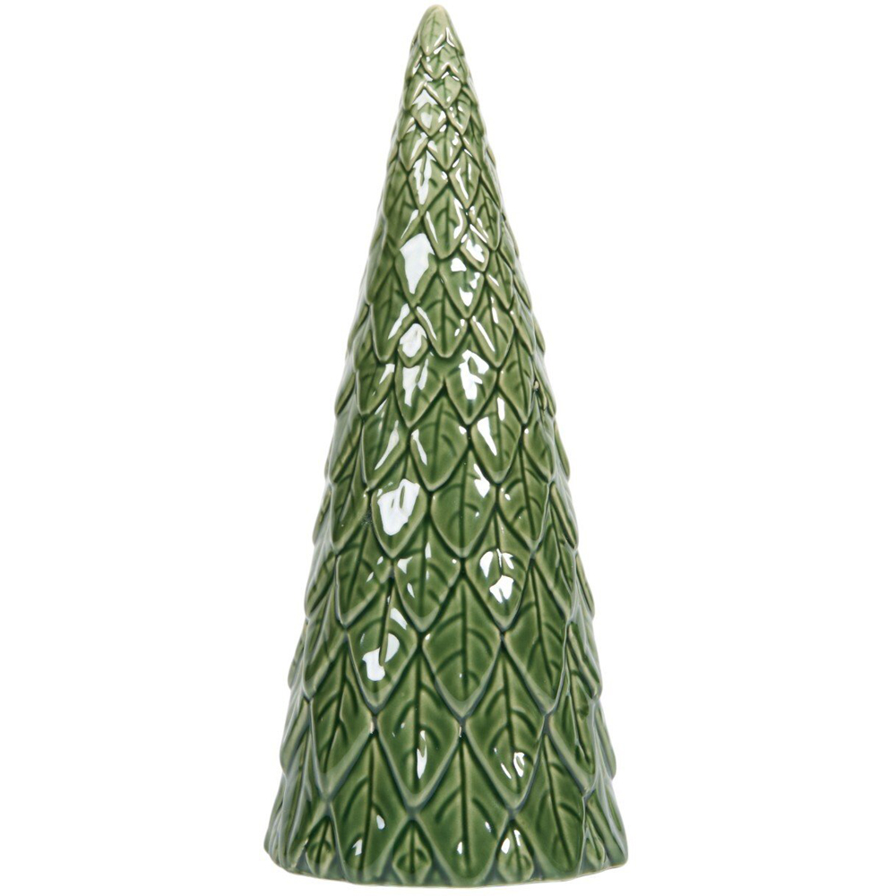 Reactive Glaze Leaf Tree Green Image 2