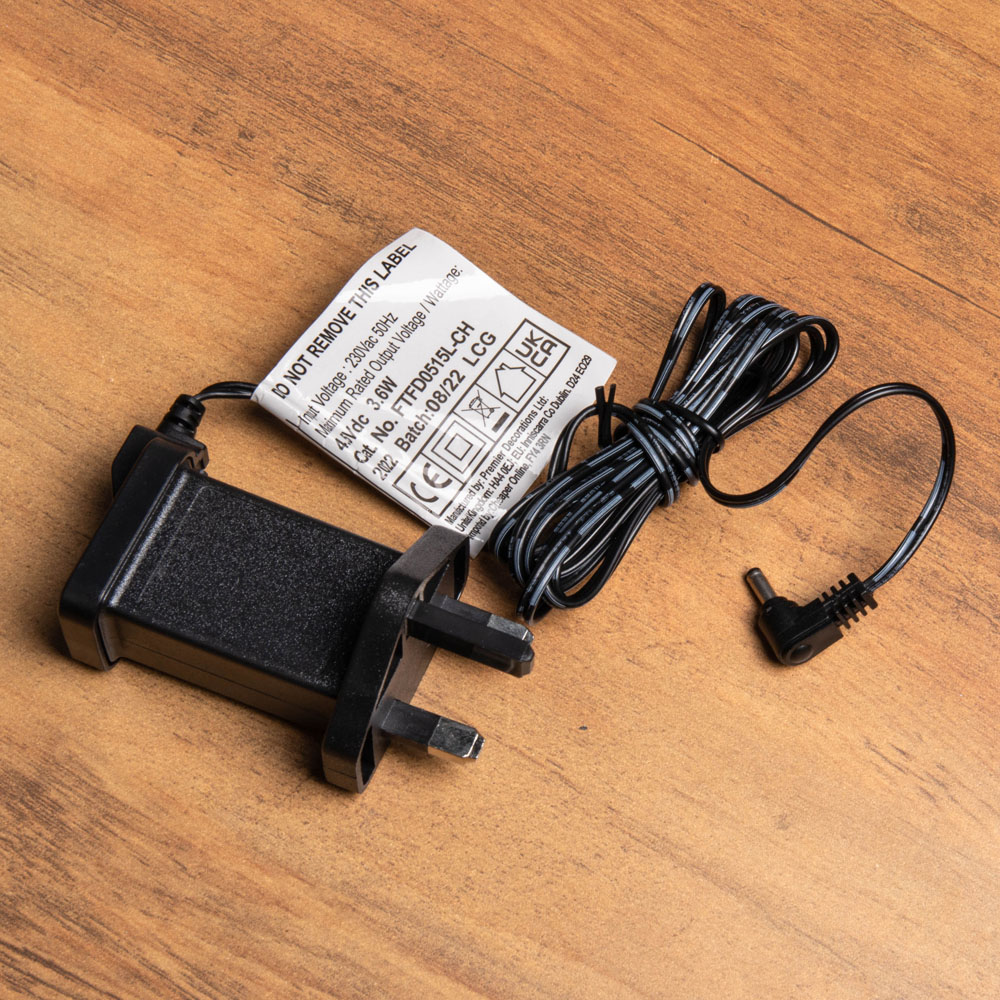 Premier Lit Village TFD0515L 4.5Vdc 3.6VA L Shape Plug-in Adaptor Image 2