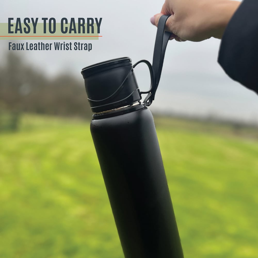 Milestone Camping Double Walled Stainless Steel Flask 1.2L Image 3