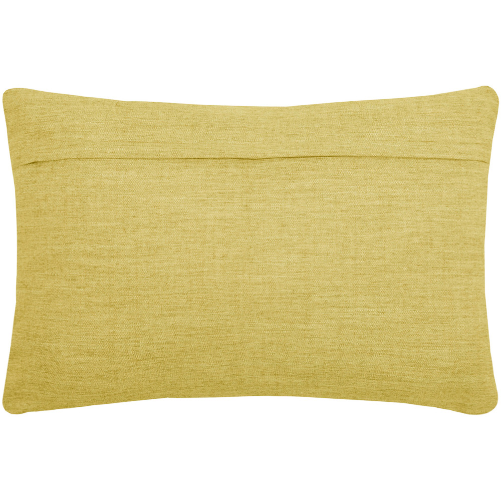 Voyage Maison Additions Bamboo Mustard Embroidered Feather Filled Cushion 40 x 60cm Image 3