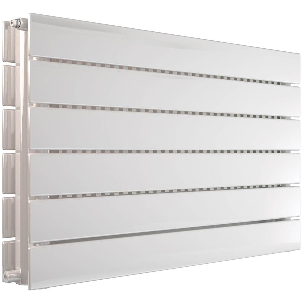 Henrad Verona White Plane Double Radiator 440 x 800mm Image 1