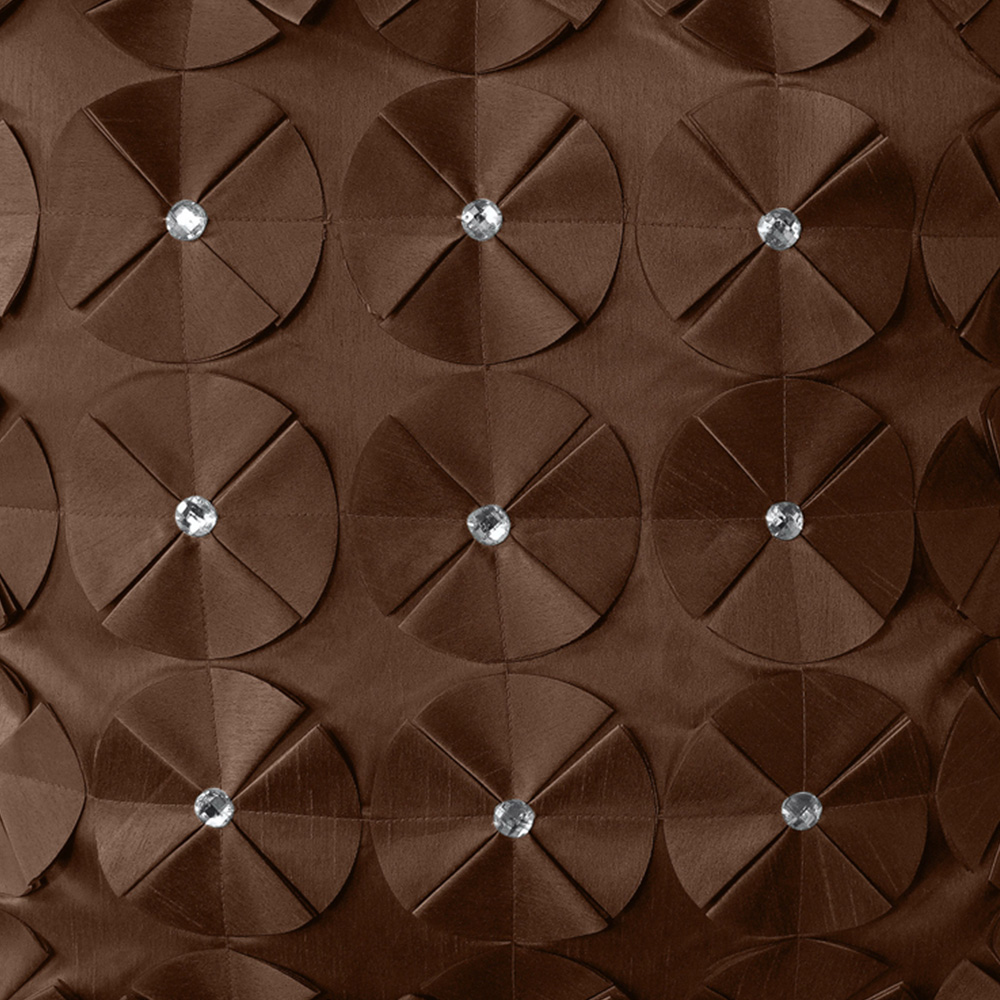 Intimates Vogue Diamante Chocolate Filled Cushion 43 x 43cm 2 Pack Image 2