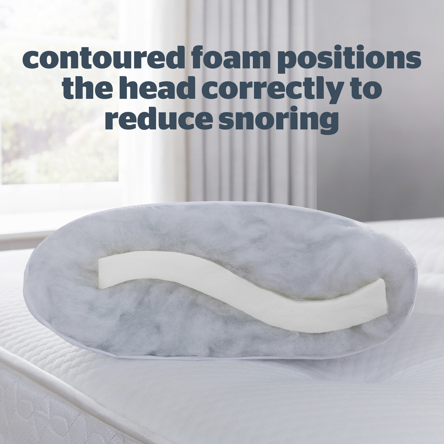 Silentnight Anti-Snore Pillow Image 2