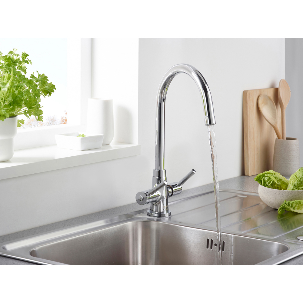 Bristan Monza Chrome Easyfit Kitchen Mono Sink Mixer Tap Image 8