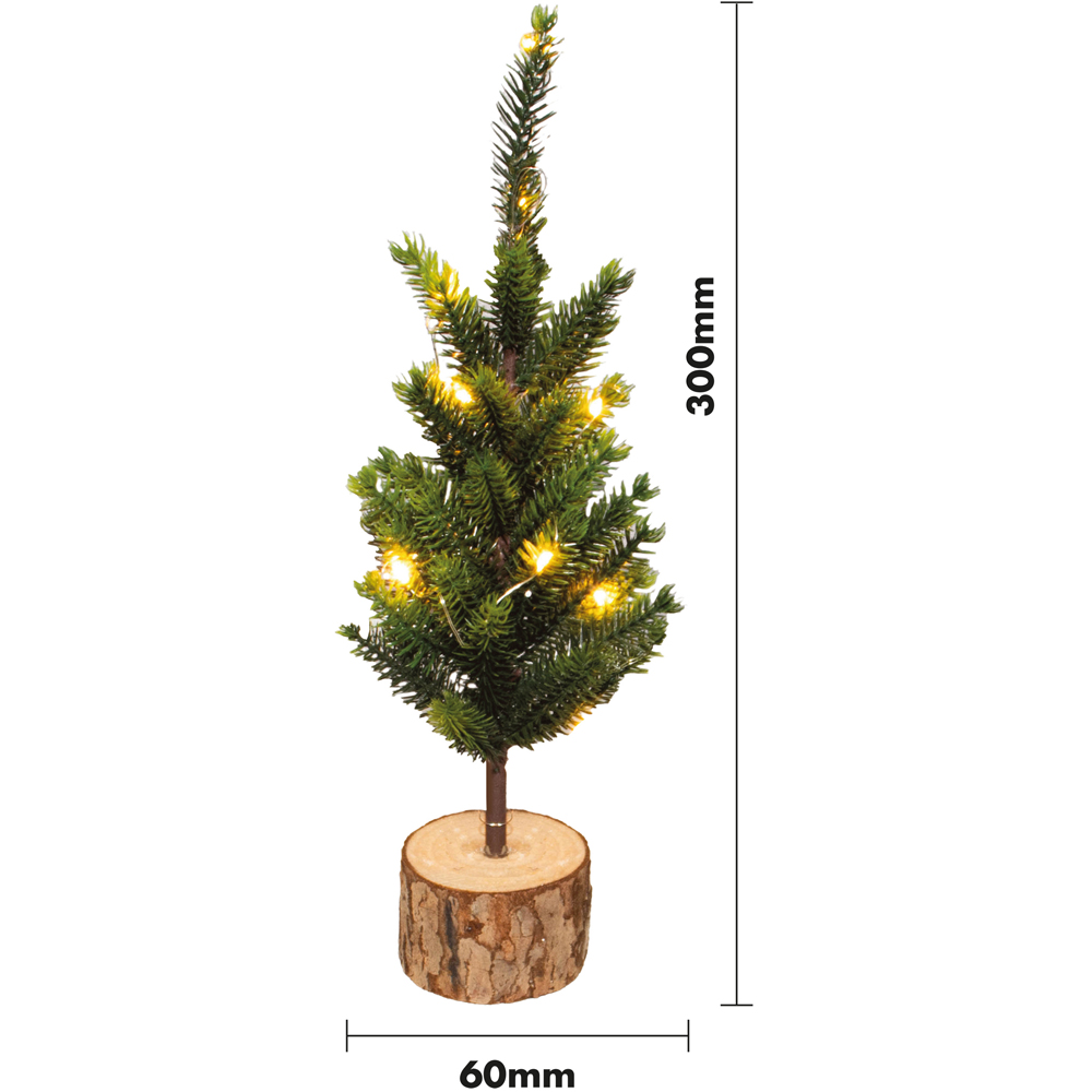 St Helens LED Green Finish Decorative Christmas Tree Image 5