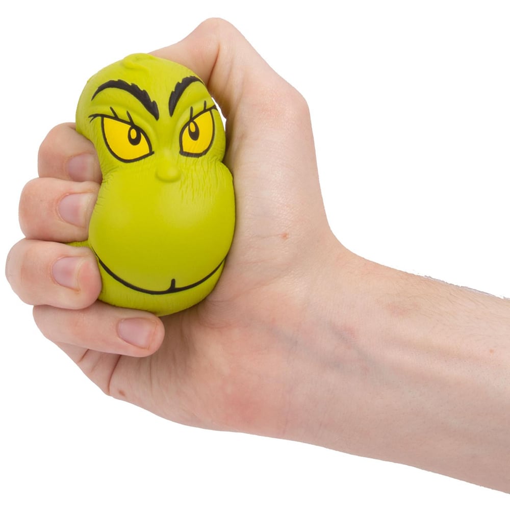 Green Grinch Stress Squeezer Toy Image 4