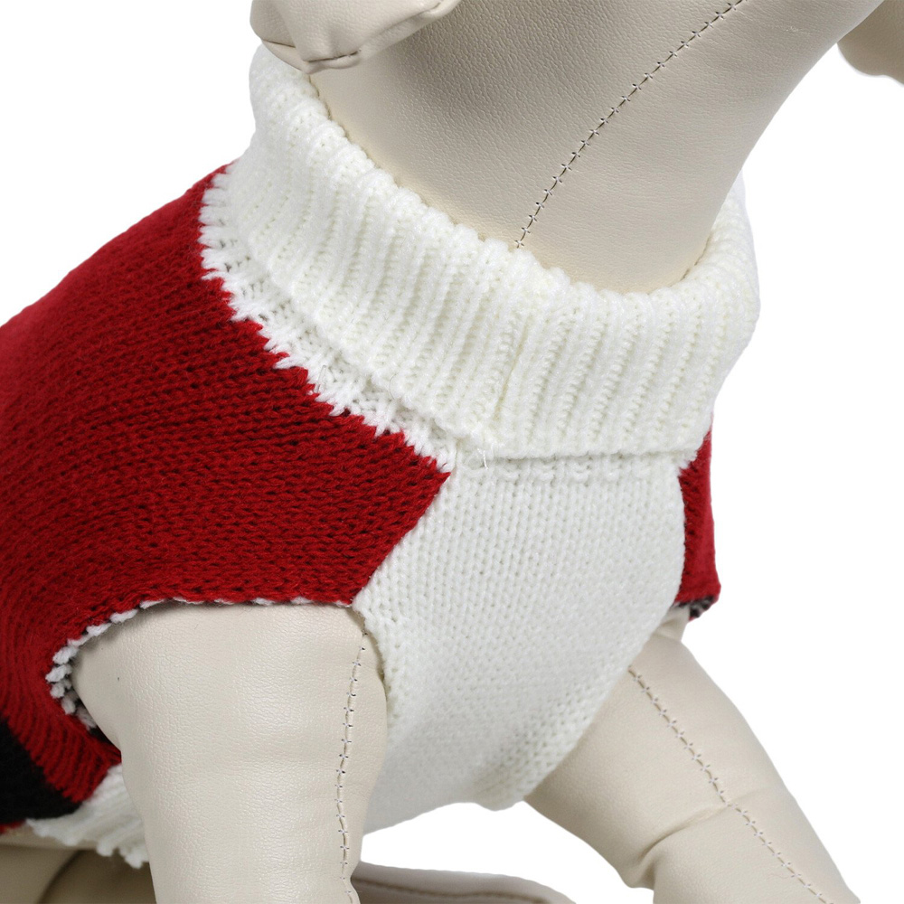Santa Pet Jumper - Red / 40cm Image 3