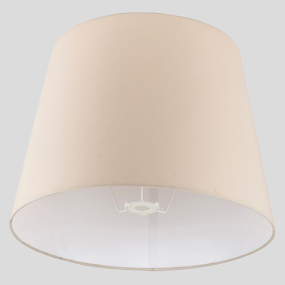 ValueLights Aspen Beige Tapered Lamp Shade XL Image 4