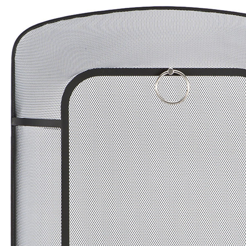 Inglenook Fireside Large Curved Fireplace Guard Image 2