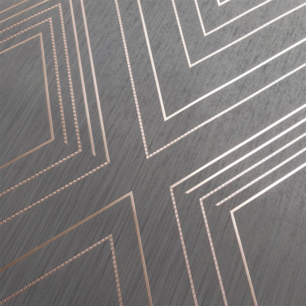 Muriva Alea Charcoal and Rose Wallpaper Image 4