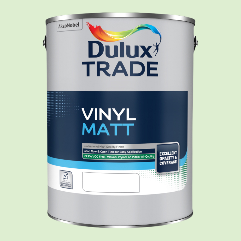 Dulux Trade Wellbeing Walls and Ceilings Vinyl Matt Paint 5L Image 2