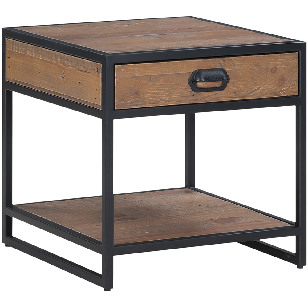 Baumhaus Ooki Single Drawer Lamp Table Image 2