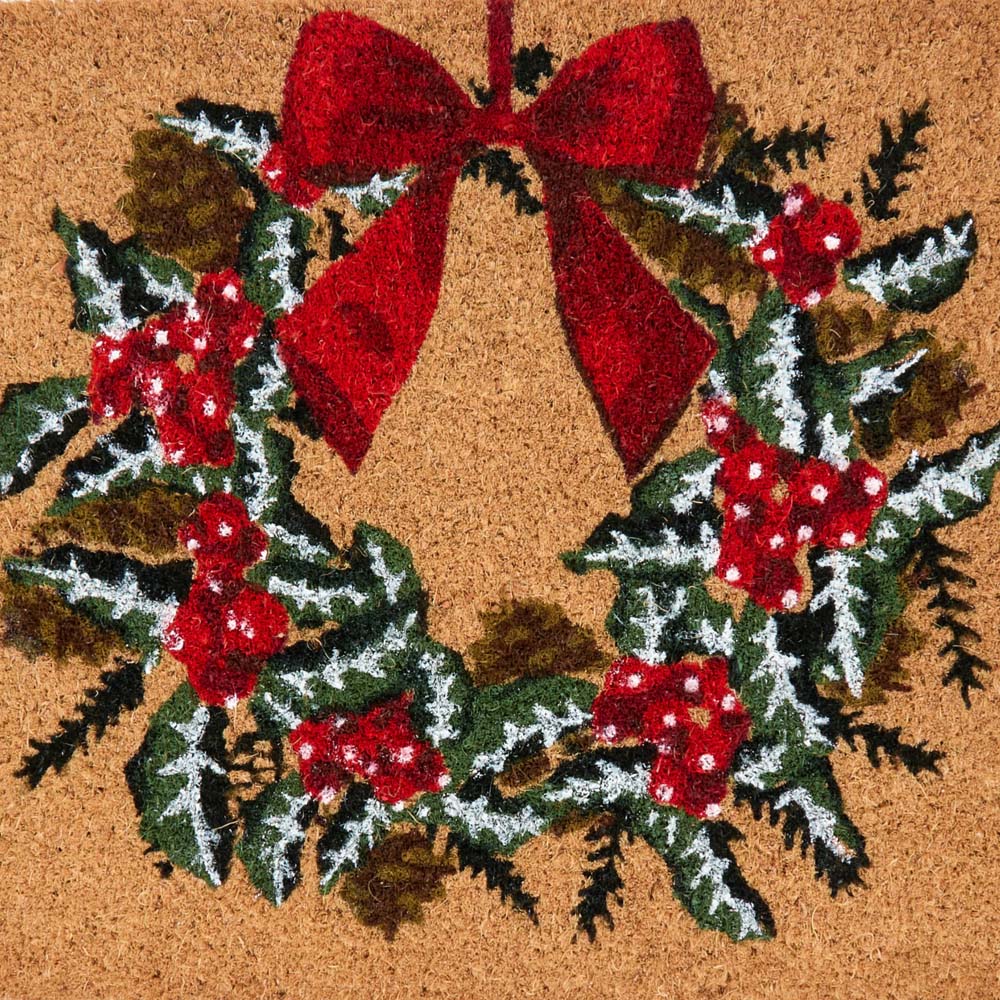 Single Printed Coir Doormat 60 x 40cm in Assorted styles Image 4