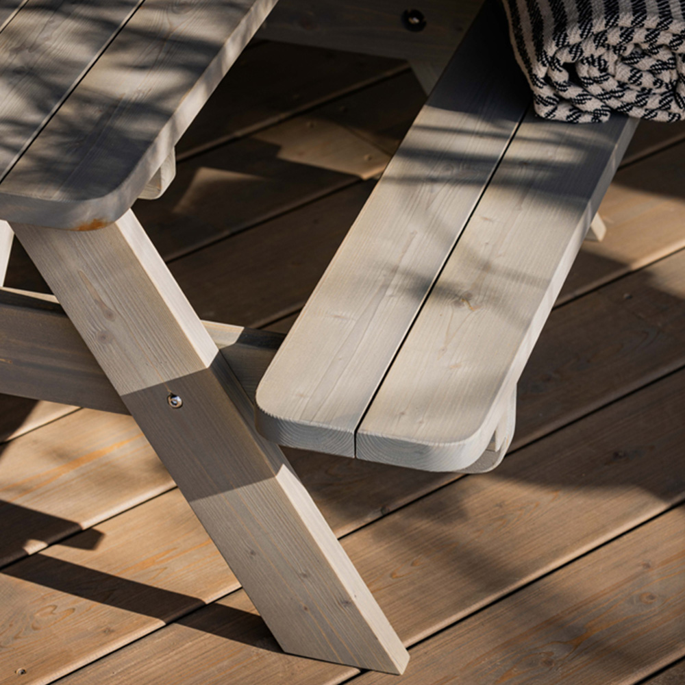 AMATA Ungurs Children Mini Picnic Table Grey Image 8