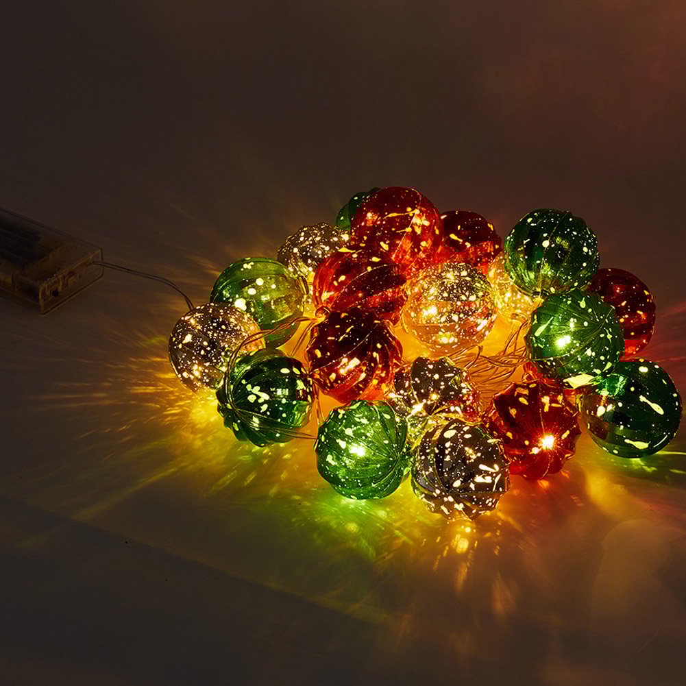 Living and Home 20 Multicoloured LED Christmas Bauble String Light Image 7