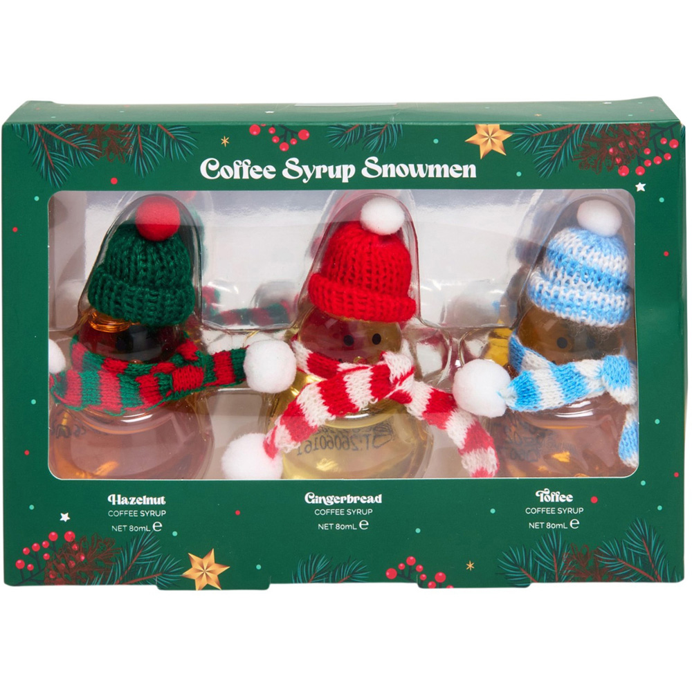 Snowmen Coffee Syrup Set Image 4